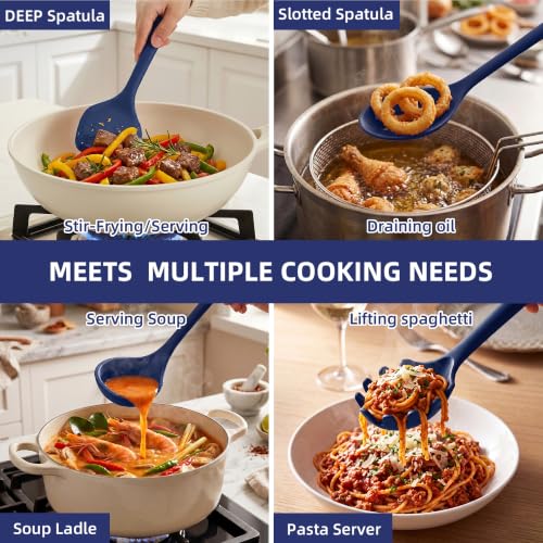 Kitchen Utensils Set (Navy Blue)