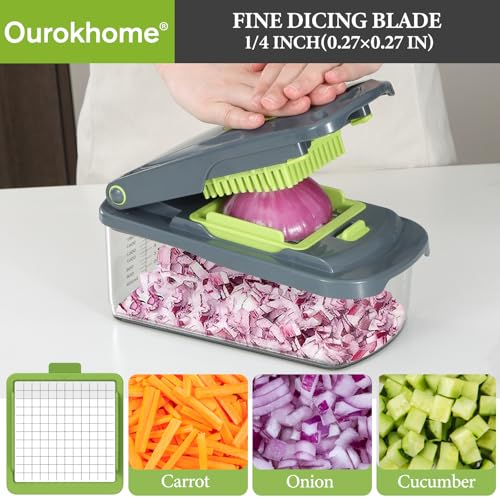 Vegetable Chopper Onion Cutter with Container