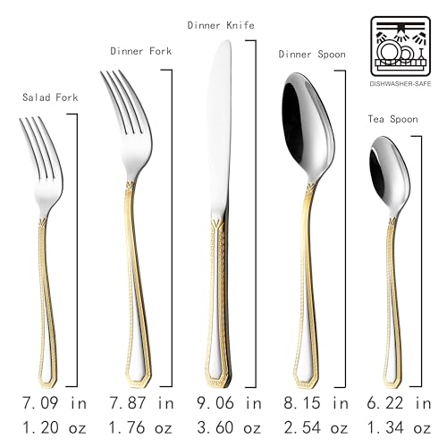 75 Pc Luxury Flatware Set for 12 w