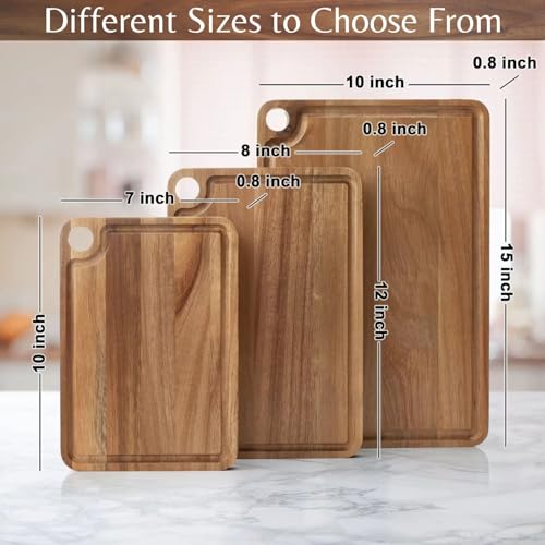 Acacia Cutting Board by Timberro with Built
