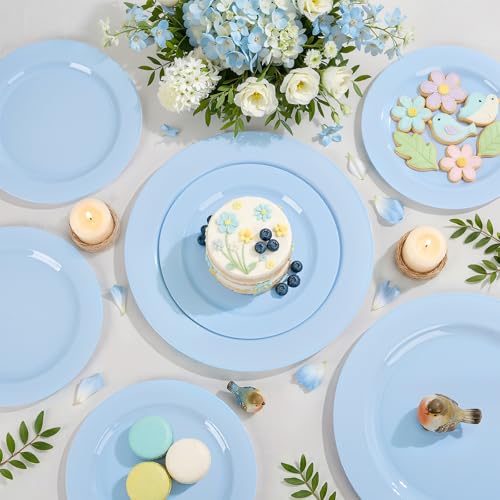 60PCS Plastic Plates set