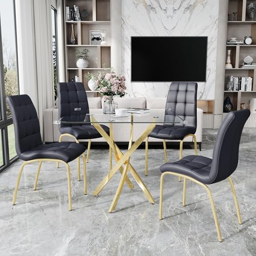 Glass Dining Table Set 666