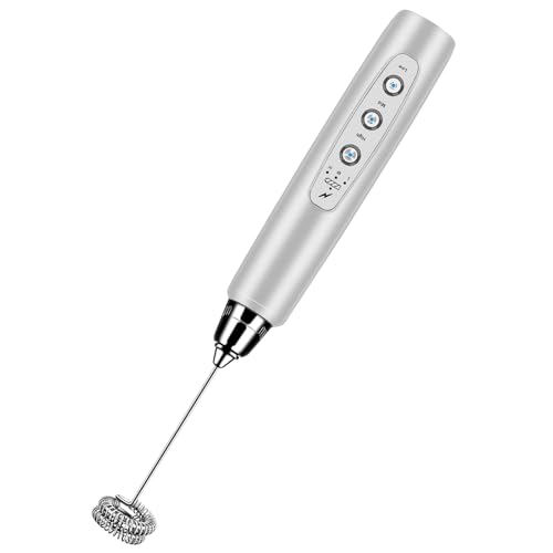 Milk Frother Handheld Rechargeable