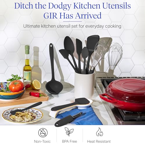 10 Piece Silicone Ultimate Kitchen Utensils Set (Black / 10 - Piece Set)