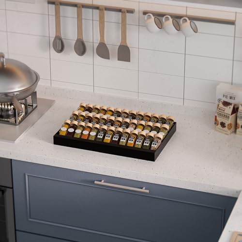 Expandable Metal Spice Drawer Organizer