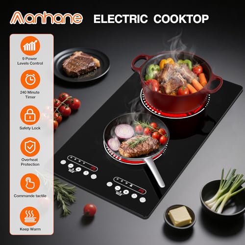 Electric Cooktop 2 Burner