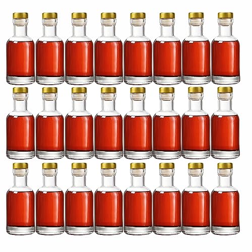 Clear glass bottles