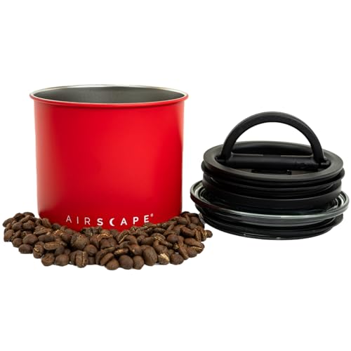 Airscape Stainless Steel Coffee Canister & Scoop Bundle