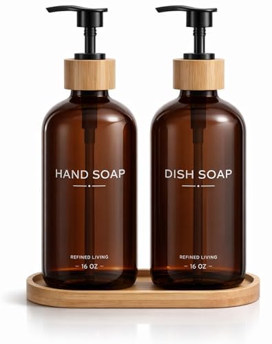 Hand and Dish Soap Dispenser Set
