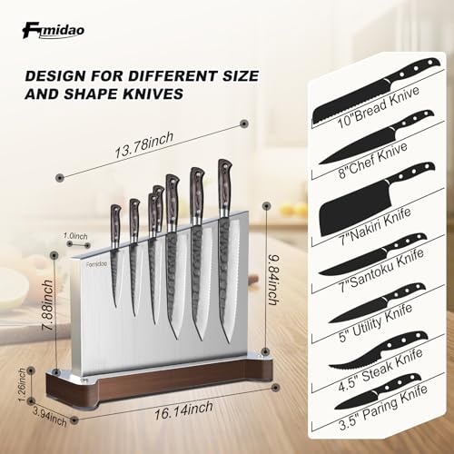 Magnetic Knife Holder Stand (16.14x3.94x11 inch)