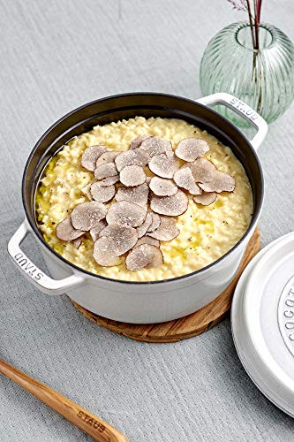 Cast Iron 5.5 (5.5-qt Round / White Truffle)