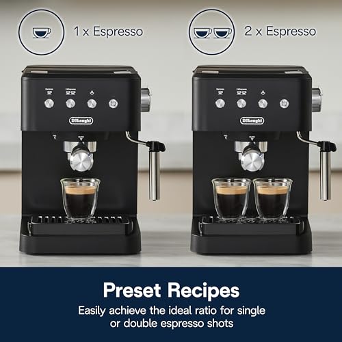 De’Longhi Classic Matte Black Espresso Machine (Classic Black)