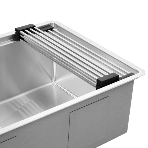 Stainless Steel Silicone Foldable Drying Rack (Stainless Steel)