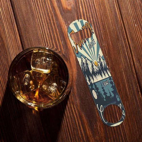 Anchors Stainless Steel Bottle Opener Nautical Anchor Hook Marine Cruise Symbol Boat or Ship Flat Beer Bottle Opener Keychain for Home Kitchen Bar Restaurant Party Birthday Gift