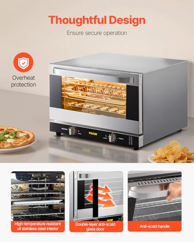 Commercial Convection Oven (4-Tier 43Qt)