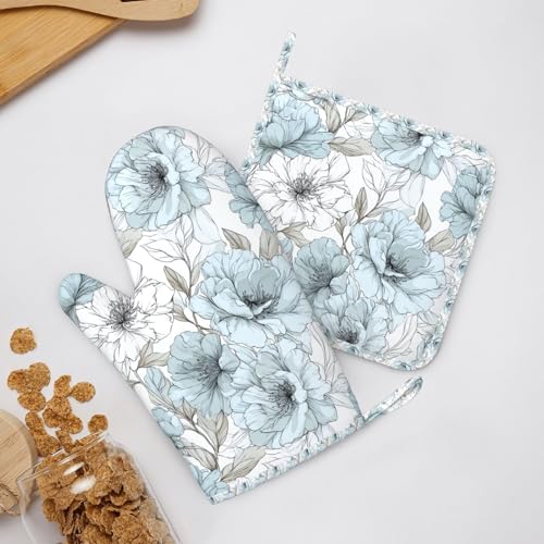 Oven Mitts and Pot Holders Set (A0971)