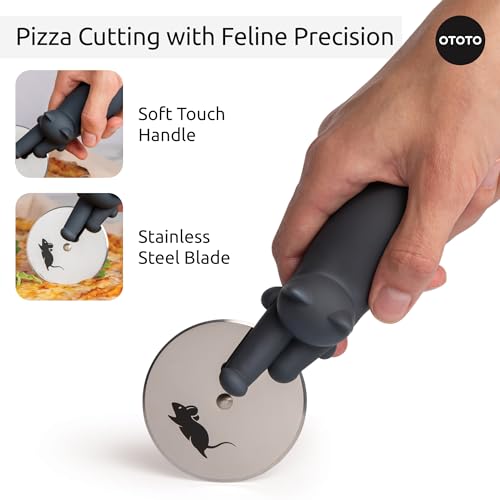 NEW Kitty Cut Pizza Cutter Wheel by OTOTO
