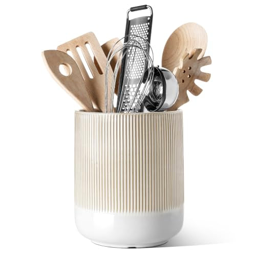 Ceramic Kitchen Utensil Holder for Counter
