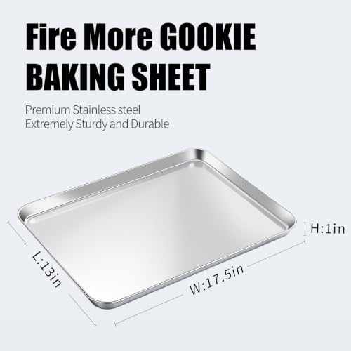 Stainless steel baking tray