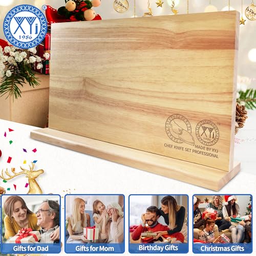 Magnetic Knife Block (light wood color / 15.5*8.7 inch without board)