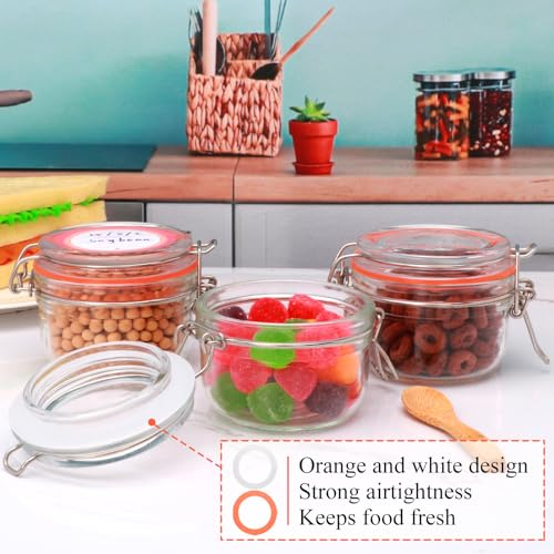 Glass Kitchen Storage Canister Mason Jars with Lids