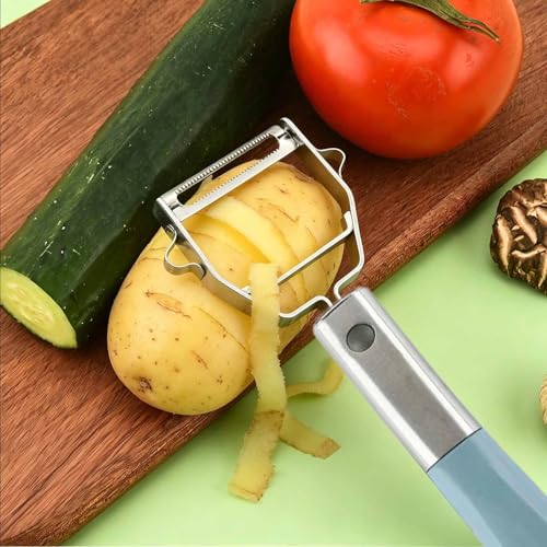 Stainless Steel Wide Blade Vegetable and Fruit Peeler