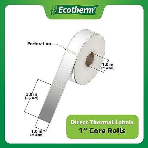 Blank White Adhesive Stickers