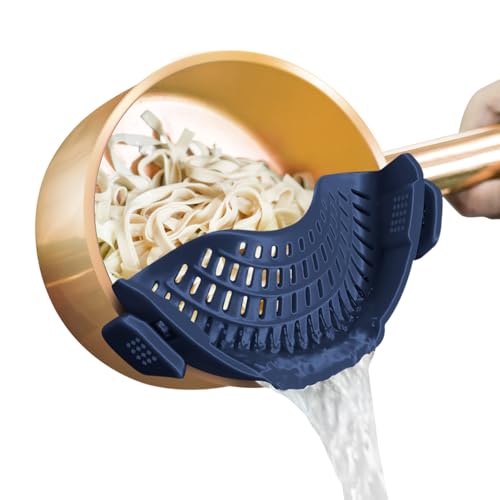Clip On Strainer Silicone for All Pots and Pans