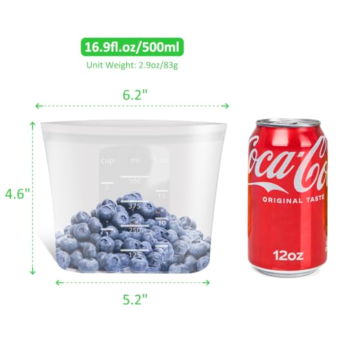 Reusable Silicone Food Bags