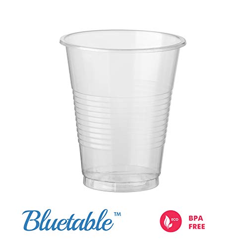 Plastic Cups Bulk 7 oz Disposable Clear Cups