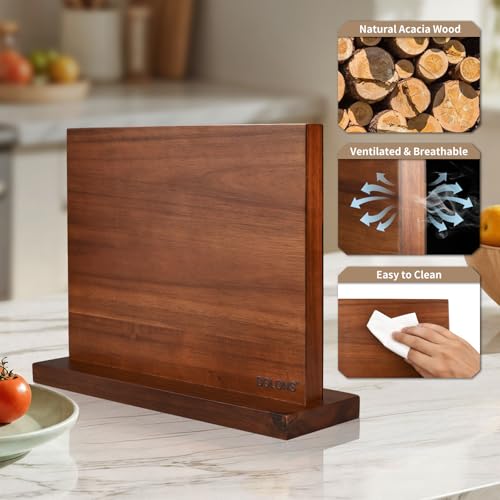 Magnetic Knife Block (Brown)