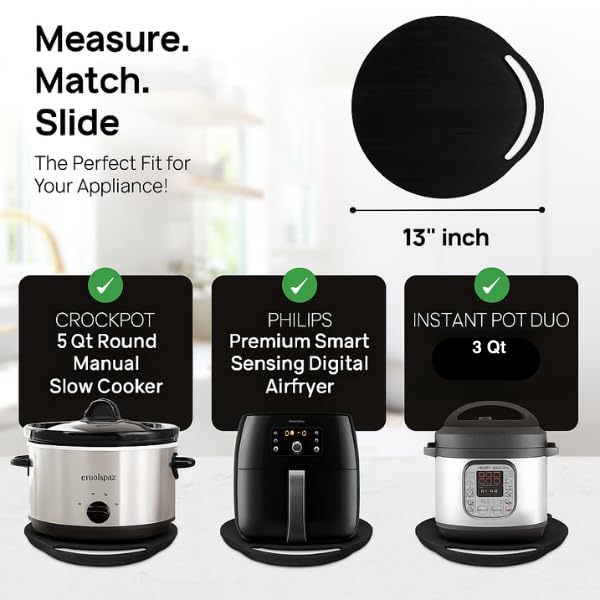 Elegant Round Sliding Tray for Your Pressure Cooker