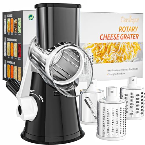 Rotary Cheese Grater Hand Crank Cheese Shredder for Fresh Cheese