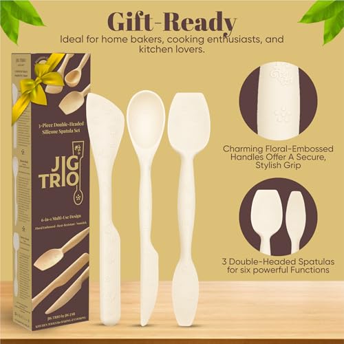 JIG TRIO by JIG JAR Silicone Spatula Set
