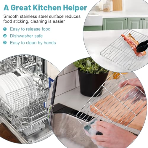 Stainless Steel Cooking Rack Set of 2