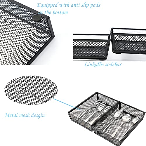 Mesh Tray Kitchen Drawer Organizer