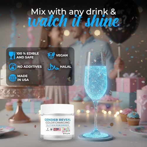 Sprinkles for Cake Decorating Edible Glitter for Drinks