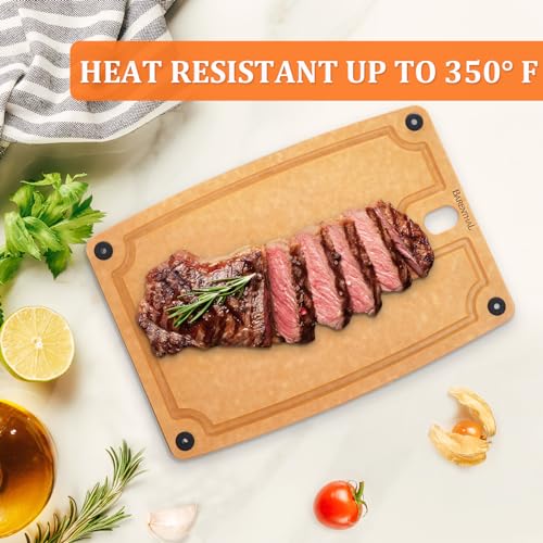 Cutting Boards for Kitchen Dishwasher Safe Eco (2 Pack: Large + Small)