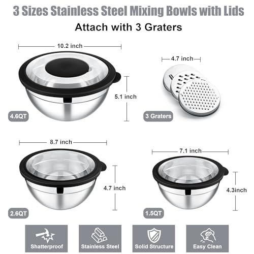 Mixing Bowls with Lids