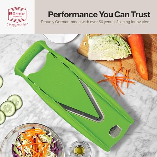 Borner V Power Vegetable Mandoline Slicer (Green)
