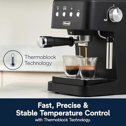 De’Longhi Classic Matte Black Espresso Machine (Classic Black)