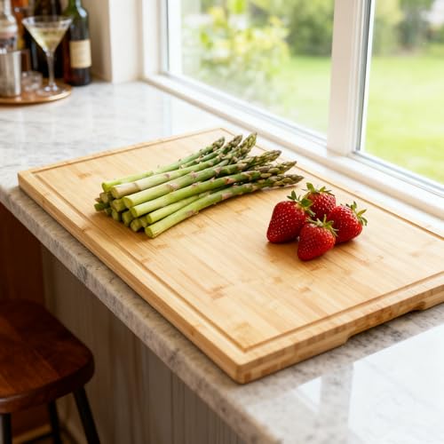 Extra Large Cutting Board (Bamboo / 30"L x 20"W)