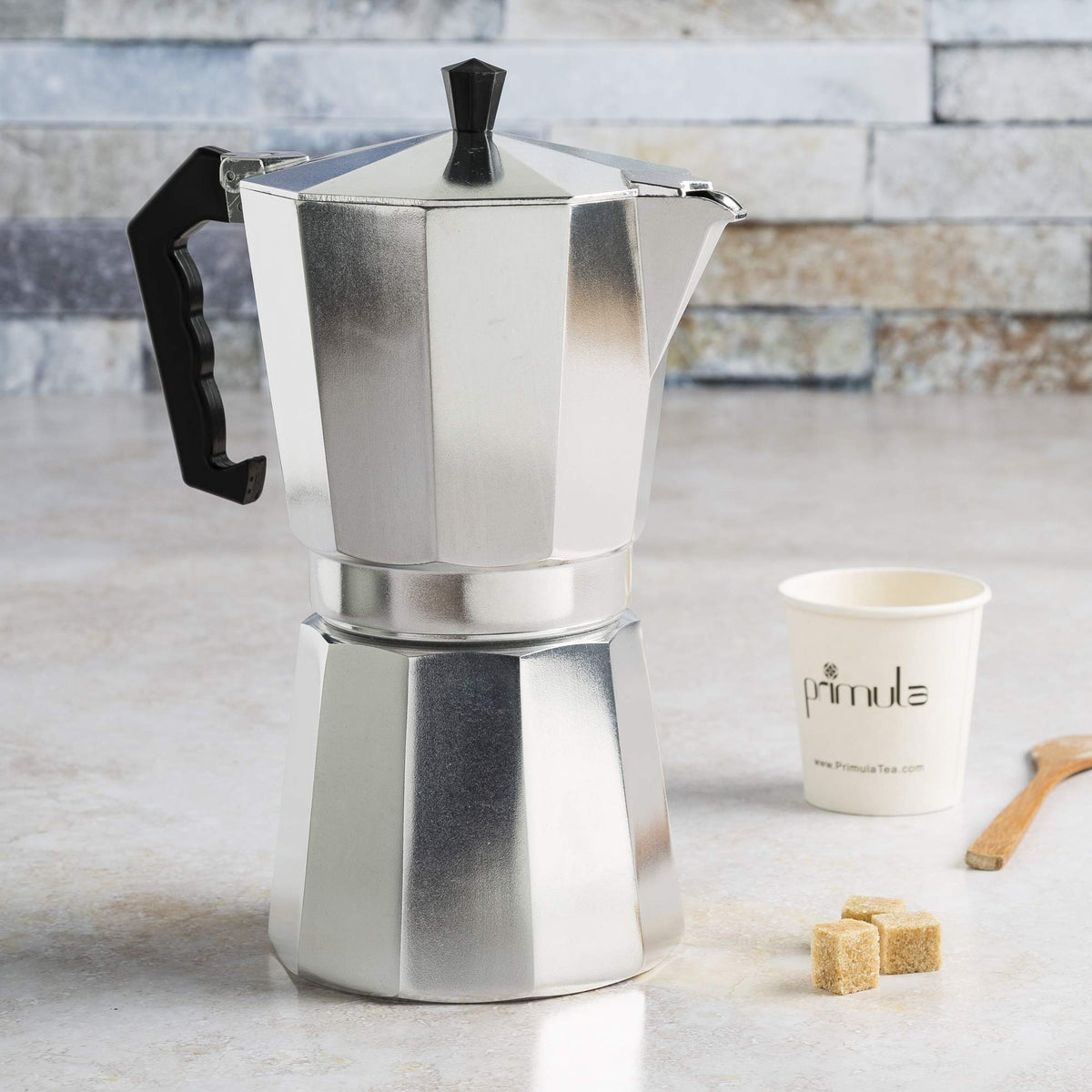 Classic Stovetop Espresso and Coffee Maker (Silver / 12 Cup)