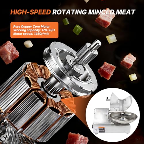 Multifunction MeatBowl Cutter Mixer and Buffalo Chopper FoodProcessor