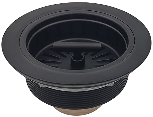 3.5 Inch full SUS304 Kitchen Sink Drain Strainer Assembly with Strainer Basket And Drain Stopper