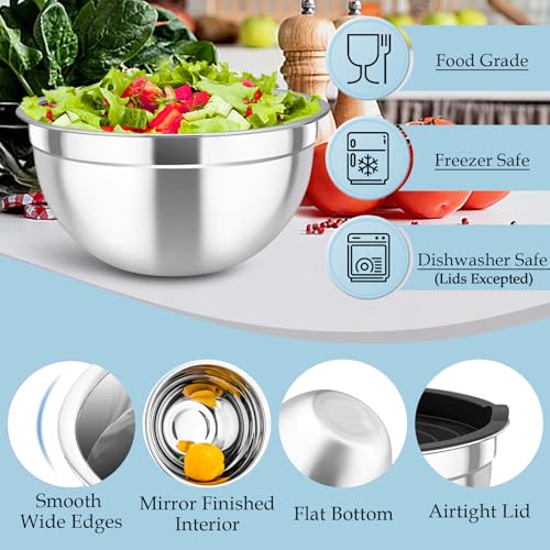 Mixing Bowls with Lids Set