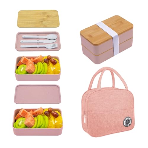 Bento Box Adult Lunch Box with lunch bag