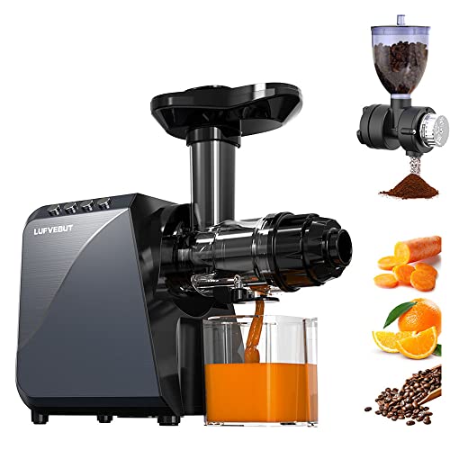 Wheatgrass Juicer Slow Masticating Juicer Machine Cold Press Juicer Extractor Easy To Clean for Vegetables & Fruits