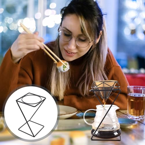 Pour Over Dripper Stand Manual Coffee Filter Maker Pour Over Coffee Holder Filter Cup Holder Tea Strainer Stand for Coffee Beer Drink Maker