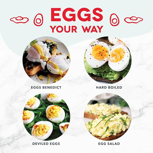Rapid Egg Cooker Electric Egg Cooker for Hard Boiled Eggs